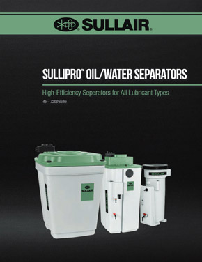 Sullair sullipro oil and water separator